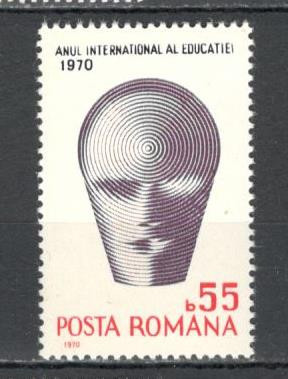 Romania.1970 Anul international al educatiei TR.310