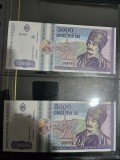 5000 lei 1992 st 2 bancnote consecutive UNC /serii mici / din foto