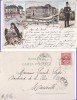 Craiova - Salutari- litografie-rara, Circulata, Printata