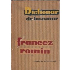 Dictionar de buzunar francez-roman