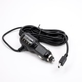 Incarcator auto PNI cu mufa mini USB 12V/24V - 5V 1.5A, pentru DVR auto, lungime cablu 3.5m
