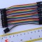 10 cabluri de 10cm dupont TATA-TATA (male-male) Arduino cablu breadboard (c.082)