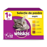 Hrana umeda pentru pisici Whiskas Multipack selectii Pasare 12x100g