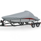 Prelata Barca Gri 488-564 cm x 239 cm vidaXL Impermeabila Poliester Protectie UV Anti-rupere