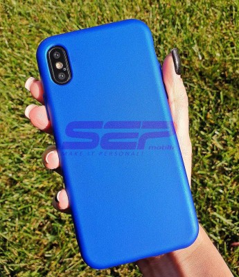 Toc silicon High Copy Apple iPhone XS Max Electric Blue foto