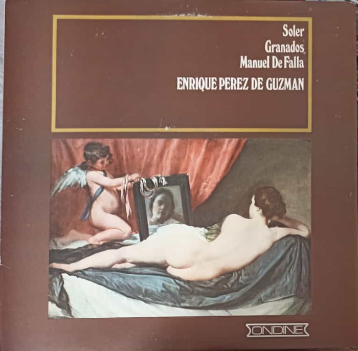 Disc vinil, LP. Soler, Granados, Manuel de Falla-Enrique Perez De Guzman-241173