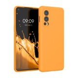 Husa kwmobile pentru OnePlus Nord 2 5G, Silicon, Portocaliu, 56070.191, Carcasa