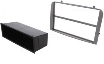 Cadru radio Alfa Romeo 2 ISO argintie