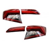 4X NEW ORIGINAL SKODA KAROQ REAR LAMPS 57A945308 57A945307 57A945207 57A945208