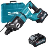 Makita HR007GM201 XGT - Rotopercutor SDS-Plus cu 2 acumulatori Li-Ion 40 V 4 Ah 3 J valiza plastic accesorii