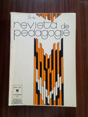 Revista de pedagogie Nr. 9/1976 foto