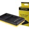 Olympus PS-BLN1 cu cablu Micro-USB Dual Quick Battery / &Icirc;ncărcător de baterii - Patona