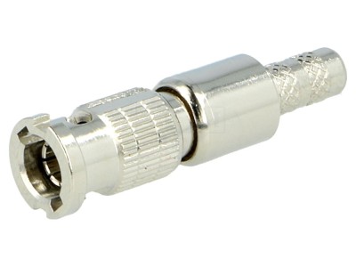 Conector Micro BNC Tată Drept 75&amp;Omega; foto