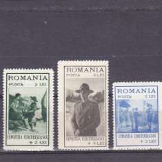 ROMANIA 1931 LP 93 EXPOZITIA CERCETASEASCA SERIE MNH
