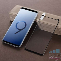 Geam Protectie Display Samsung Galaxy S9 SG960 Acoperire Completa Negru foto