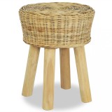 vidaXL Scaun de bar, ratan natural