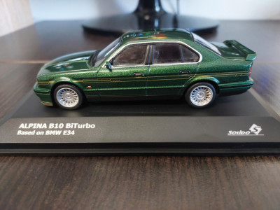 Macheta BMW E34 ALPINA B10 4.6 1994 - Solido, scara 1/43, noua. foto