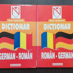 DICTIONAR GERMAN-ROMAN, ROMAN-GERMAN - IOAN LAZARESCU