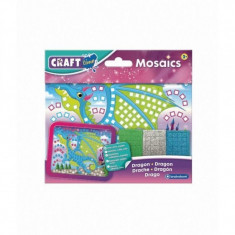 Kit Mozaic Mini Dragon Brainstorm Toys, 5 ani+, 18 x 14 cm, Multicolor