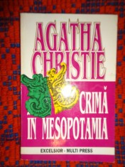 Crima in Mesopotamia - Agatha Christie / carte politista , 203 pagini