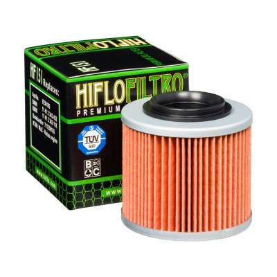 Filtru ulei Hiflofiltro HF151 - Aprilia Pegaso - Tuareg 350-650cc - BMW F650 - G650 - KTM GS500 - K4 500cc - MZ Silverstar 500cc foto