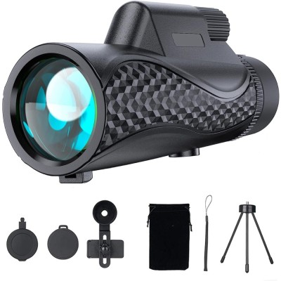 Monoclu Telescop 12x50 pentru Smartphone, Vedere de Zi si Nocturna, Waterproof foto