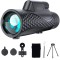 Monoclu Telescop 12x50 pentru Smartphone, Vedere de Zi si Nocturna, Waterproof