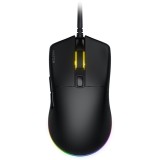 Mouse cu fir Hator Pulsar 3, negru