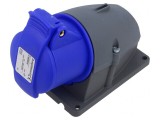 Conector Alimentare AC Trifazat IP44 Soclu Mamă &icirc;n Unghi