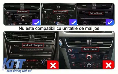Navigatie Dedicata Audi A4 B8 (2009 - 2012), 8.8 Inch 4Gb Ram, 64Gb stocare, Carplay Performance AutoTuning foto