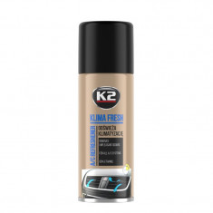 Spray pentru curatat si dezinfectat sistemul de aer conditionat K2 KLIMA FRESH 150ml Floare Garage AutoRide foto
