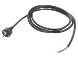 Cablu Negru 2,5m 3x1,5mm2 16A CEE 7/7 PVC