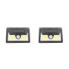 Set 2 Lampi Solare LED cu Senzor Miscare 52 LED, Rezistenta Apa, Ideal Gradina, Curte