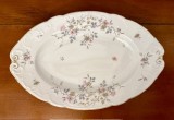 PLATOU VECHI DIN PORTELAN- MARCAJ NUMERIC L37CM