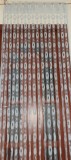 Perdea Franjuri Lamele Albastru Pal, Model Cerculețe, 90x215 cm
