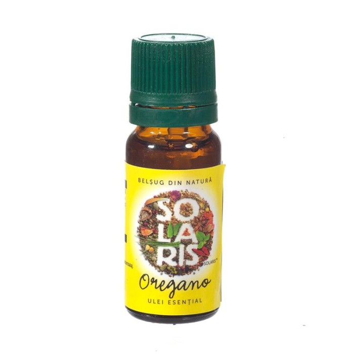Ulei Oregano Esential Solaris 10ml