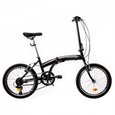 Bicicleta Pliabila Dhs 2095 2022 - 20 Inch, Negru foto