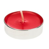 Set lumanari cu aroma de scortisoara, Kopenpal, timp de ardere 2,5h, Rosu - 8 buc, Oem