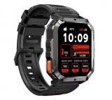 Cumpara ieftin Smartwatch Blackview W70 Pro, Negru, Ecran tactil TFT de 2.01 , Asistenta vocala, Busola, Blitz LED, Monitor de ritm cardiac, Oxigen din sange, 900mAh