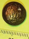 Bnk dv Romania - RPR - nasture metalic uniforma - diam 16 mm