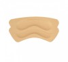 Set 2 branturi adezive pentru calcaie, spuma si poliester, 8.5 x 3.5 cm, grosime 3 mm, crem, Oem