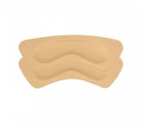 Set 2 branturi adezive pentru calcaie, spuma si poliester, 8.5 x 3.5 cm, grosime 3 mm, crem, Oem
