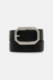 Sisley curea de piele culoarea negru, 6SRVWL03D