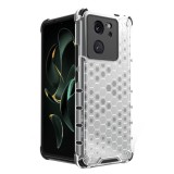 Husa antisoc compatibila xiaomi 13t pro, honeycomb airbag, gri