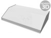 Carcasă Desktop Aluminiu 1456 X 432 Y 259 Z 102 mm