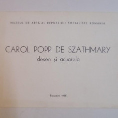 CAROL POPP DE SZATHMARY . DESEN SI ACUARELA 1988