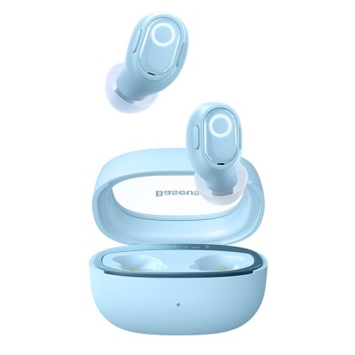 Casti Bluetooth True Wireless in-ear Baseus WM02+, albastru foto