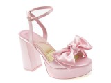 Sandale elegante ALDO roz, STEPSISTERSHEEL 680, din material textil
