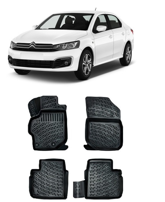 Set Covorase Auto Cauciuc dedicate Citroen C-Elysee II (2013-2019)