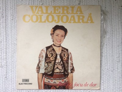 VALERIA COLOJOARA BATA-TE FOCU DE DOR disc vinyl lp muzica populara EPE02400 VG+ foto